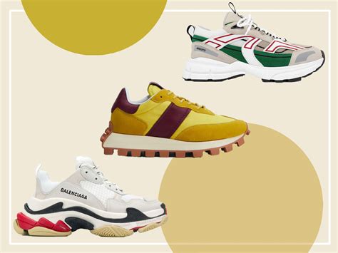 designer chunky trainers